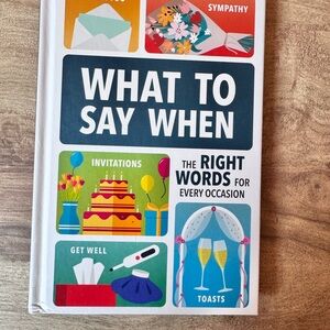 What to Say When: the Right Words for Every Occasion by Publications
